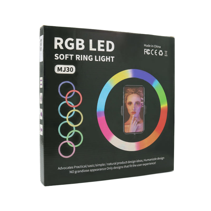 Selfi Ring Light portable MJ30 RGB