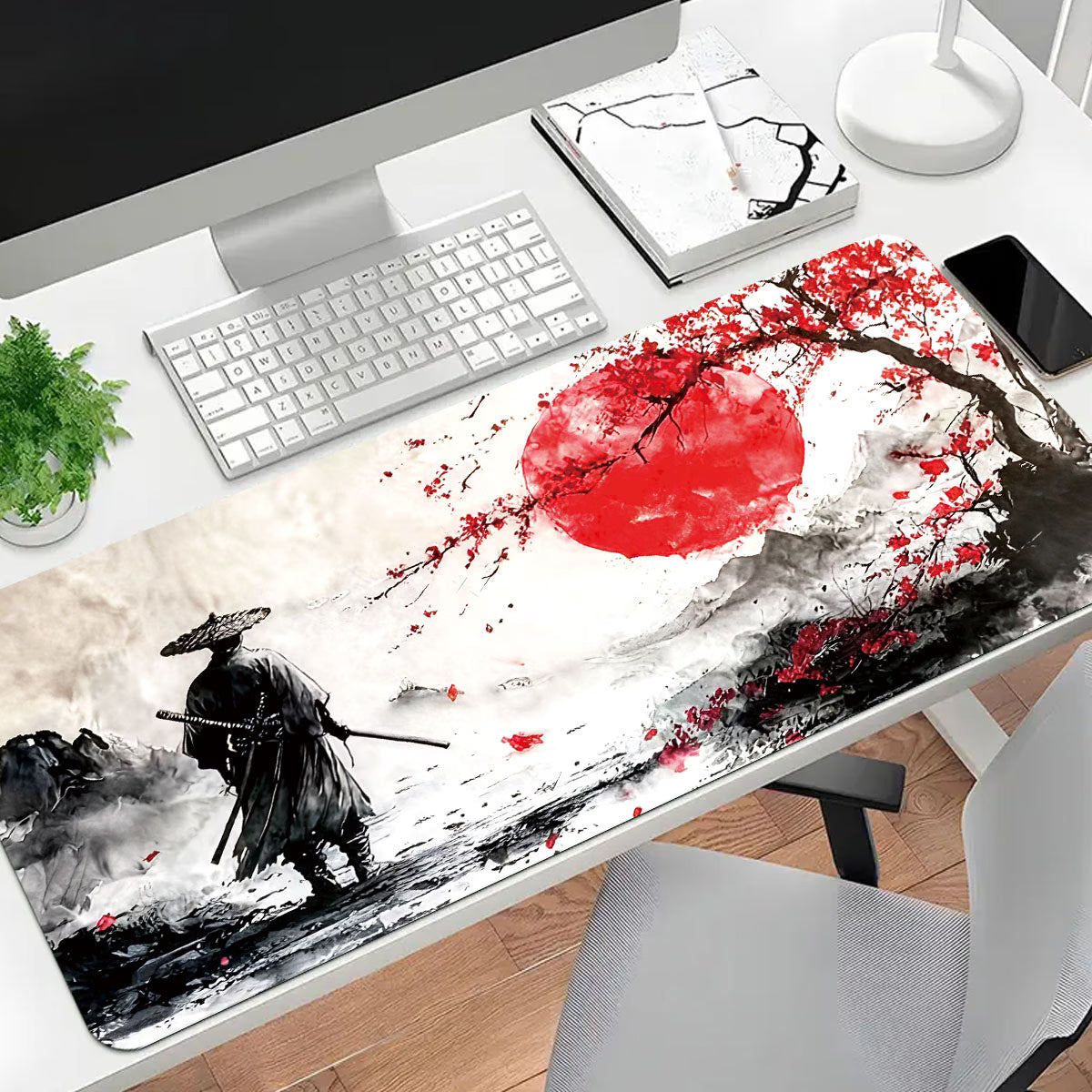 Samuraj podloga - crveni mesec