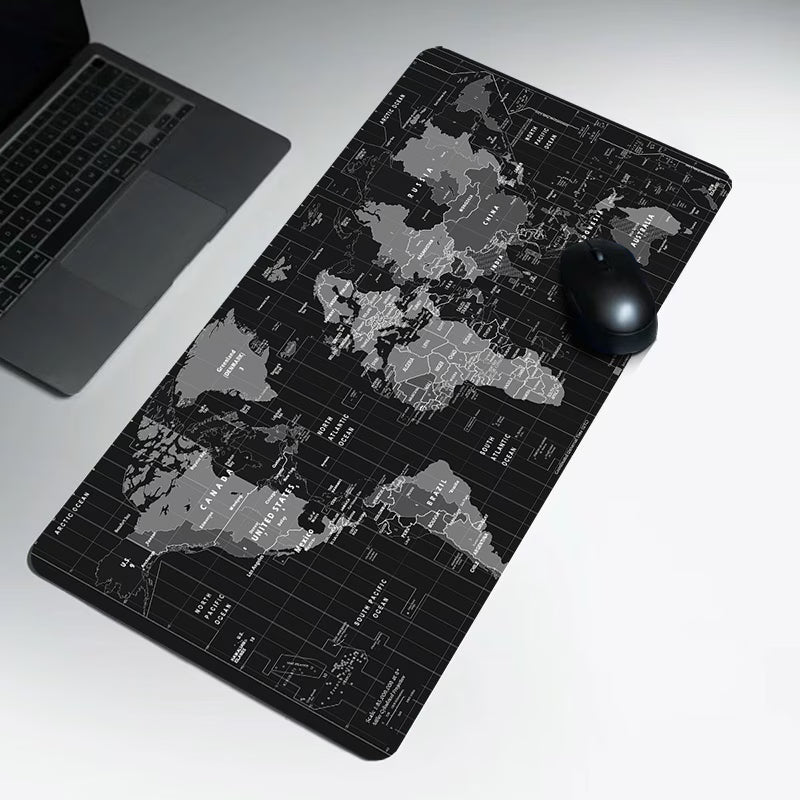 Podloga karta sveta - crna